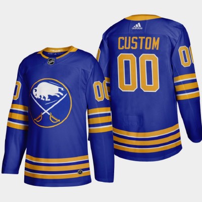 Buffalo Sabres Custom Men's Adidas 202021 Home Authentic Player Stitched NHL Jersey Royal Blue